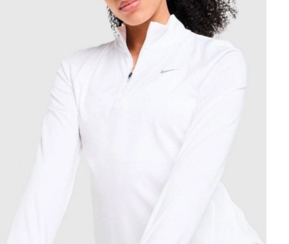 Nike Dri-Fit Long Sleeve  Running Tempo Training 1/4 Zip Jacket Medium
